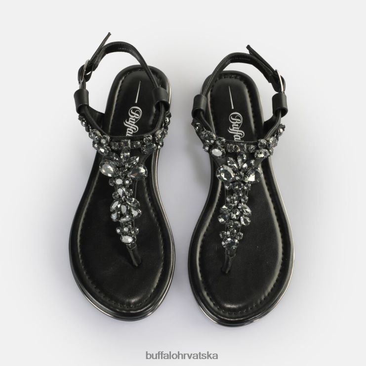 crno Buffalo veganske sandale rhonda |sandale TDD6T94